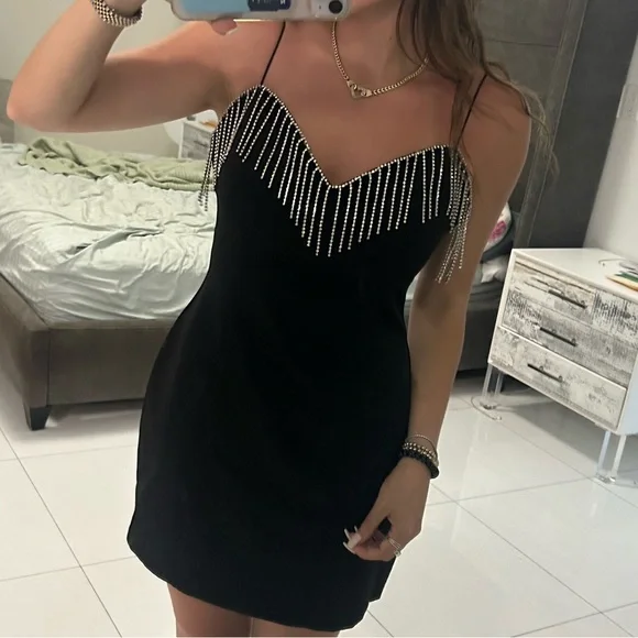 black diamond mini dress Black Diamond Short Dress – Just Paul main image 0